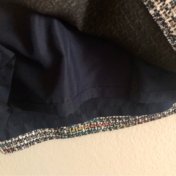 LOFT Multicolored Tweed Mini Skirt - Picture 5 of 9
